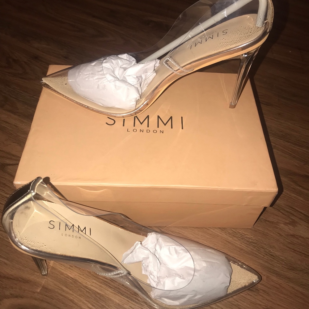 Clear Simmi Heels